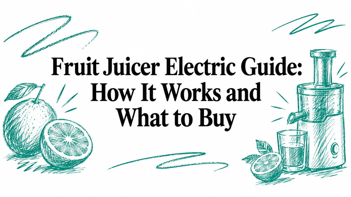 Fruit Juicer Electric Guide: How It Works and What to Buy