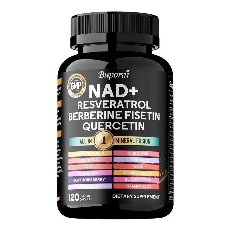 NAD Resveratrol Berberine - Improve Aging