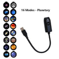 USB projektor mesačná lampa