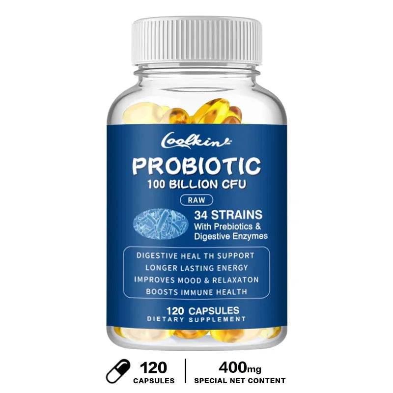 Probiotics Supplements - 100 Billion CFU - Promotes Digestive Health