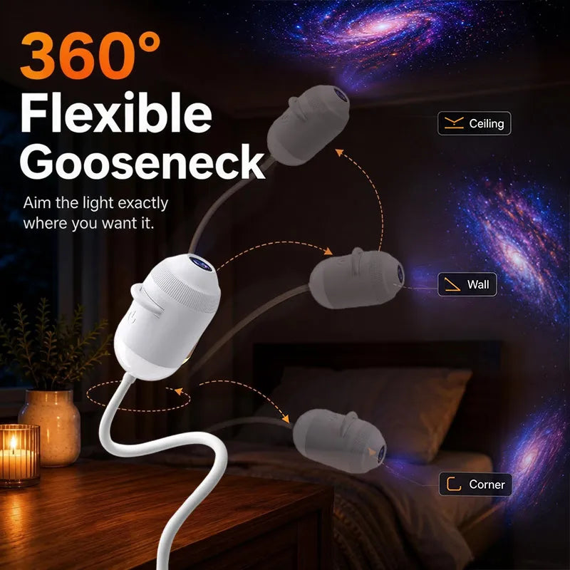 USB Galaxy Star Projector Lamp