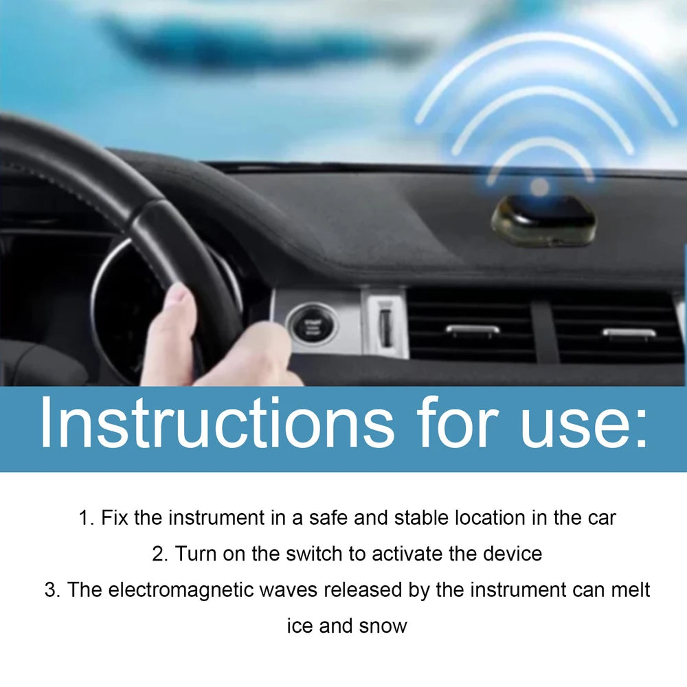 Electromagnetic Antifreeze Snow Removal