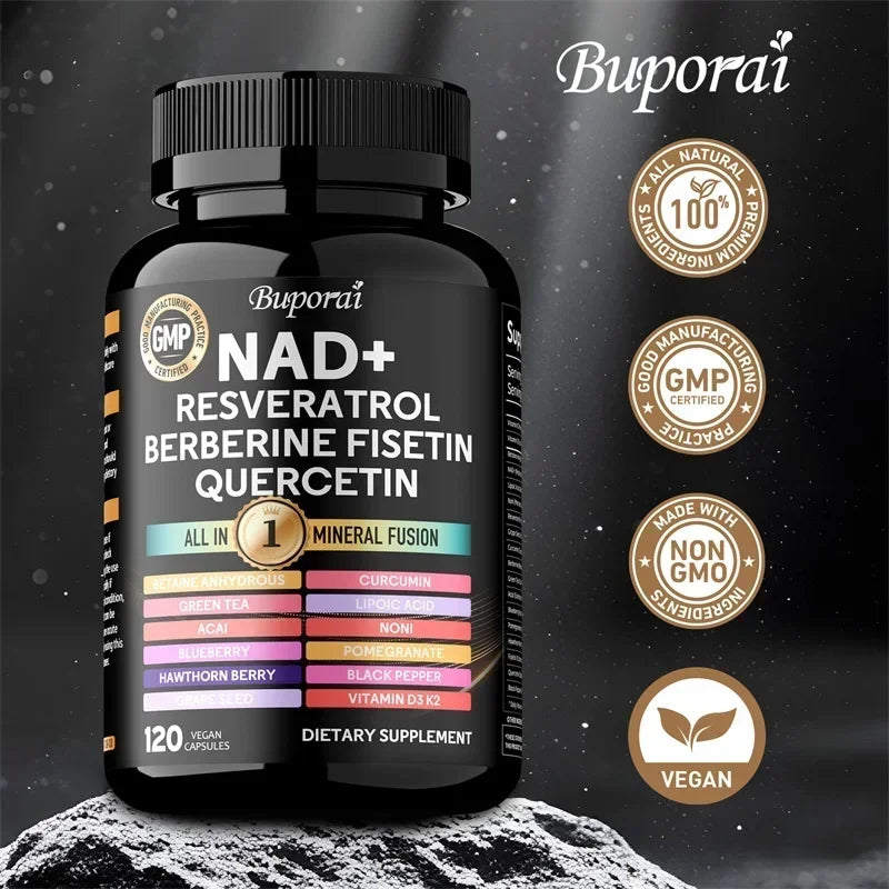 NAD Resveratrol Berberine - Improve Aging