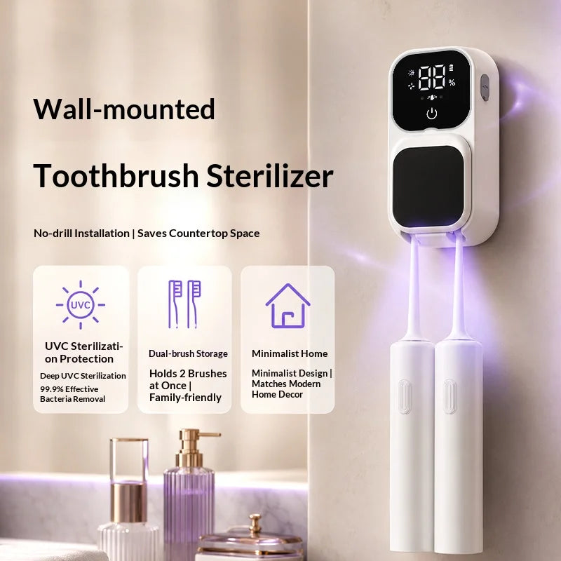 Mini Dual Toothbrush UV Steriliser