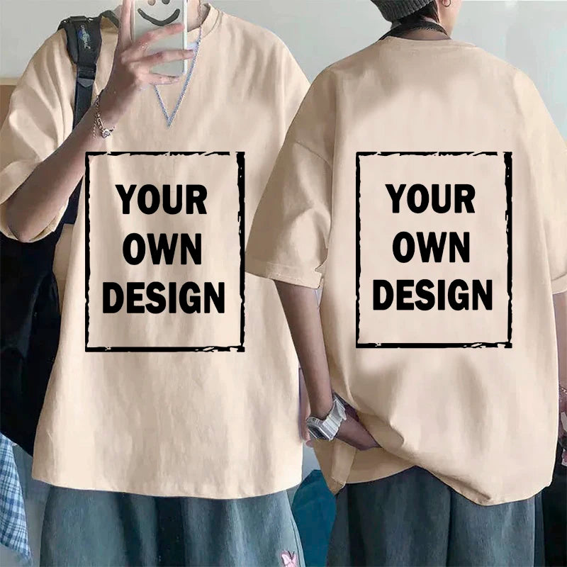 Custom Customized Print Short Sleeve T-Shirt