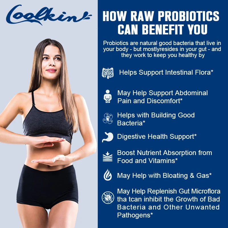 Probiotics Supplements - 100 Billion CFU - Promotes Digestive Health