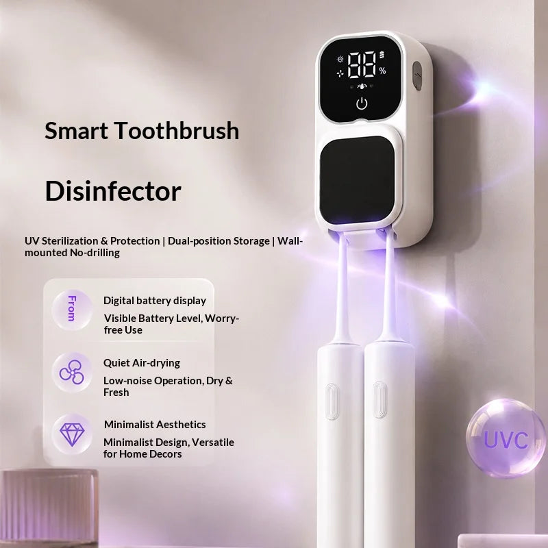 Mini Dual Toothbrush UV Steriliser