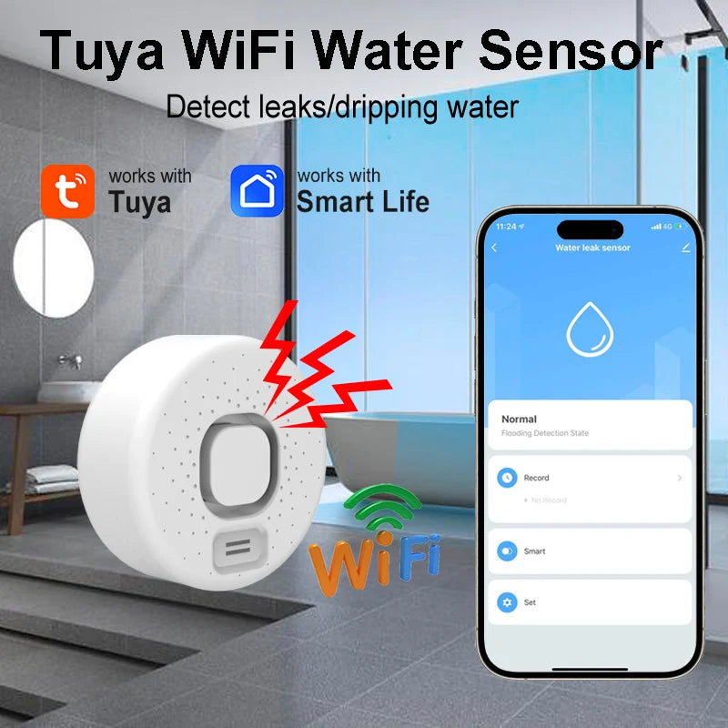 Tuya WiFi Water Leakage Detector Smart