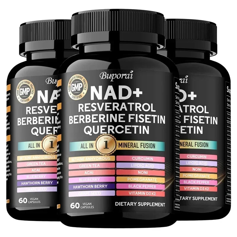 NAD Resveratrol Berberine - Improve Aging