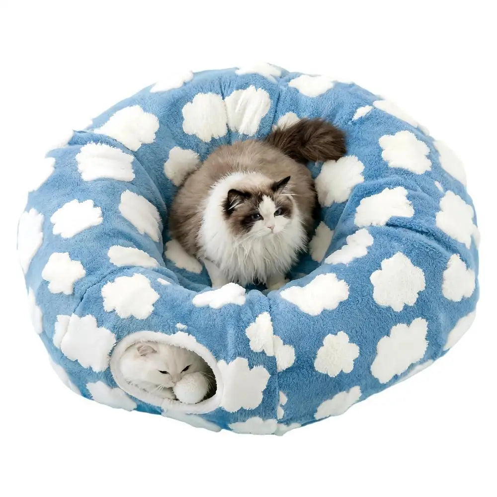 Cat Tunnel Bed Interactive Toys