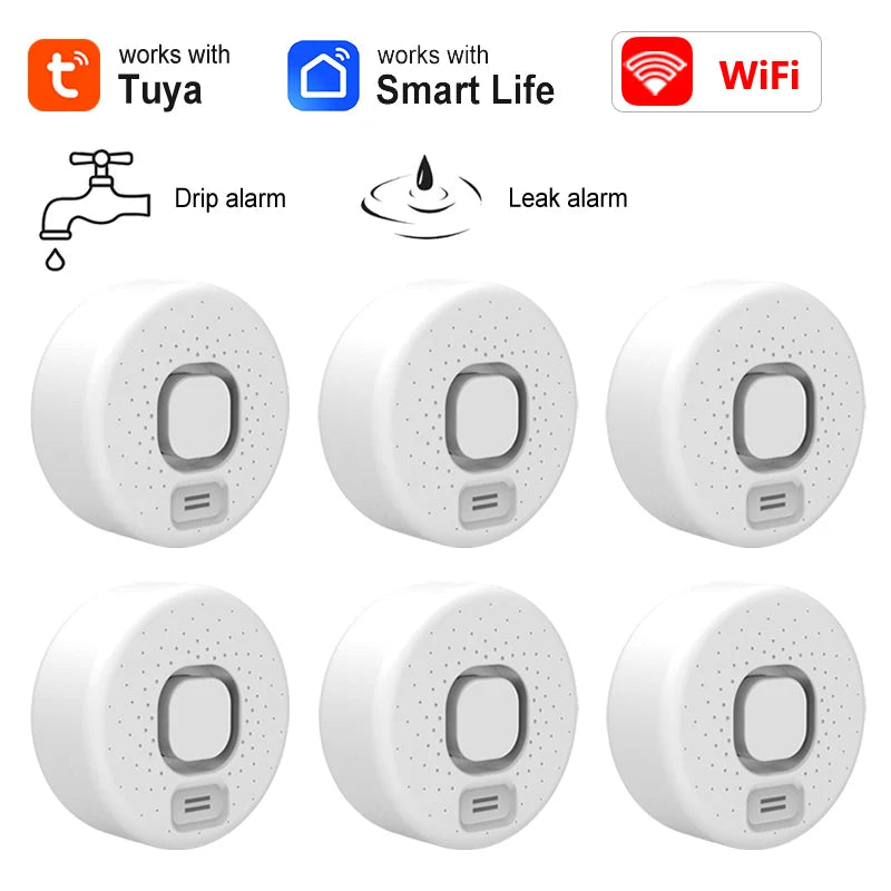 Inteligentný WiFi detektor úniku vody Tuya