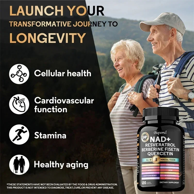 NAD Resveratrol Berberine - Improve Aging