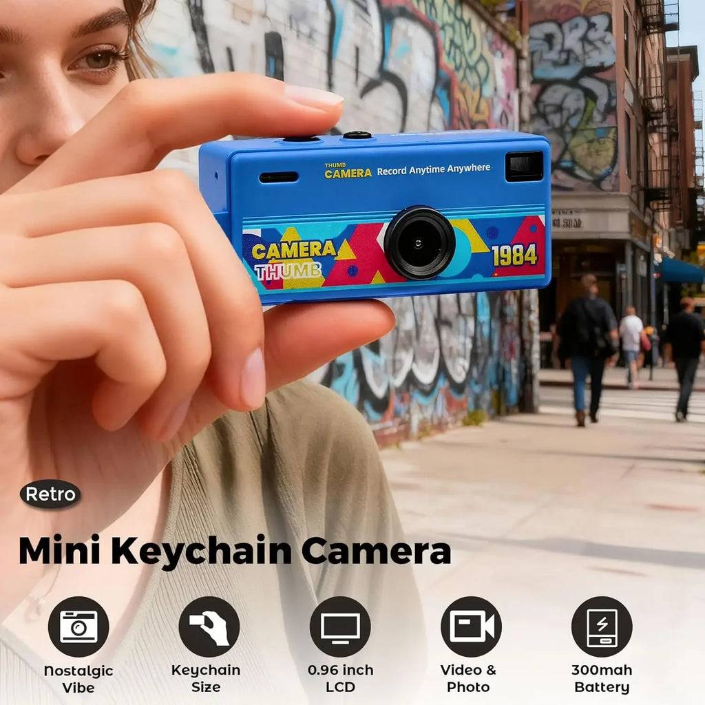 Mini Digital Camera  Keychain Camera Retro