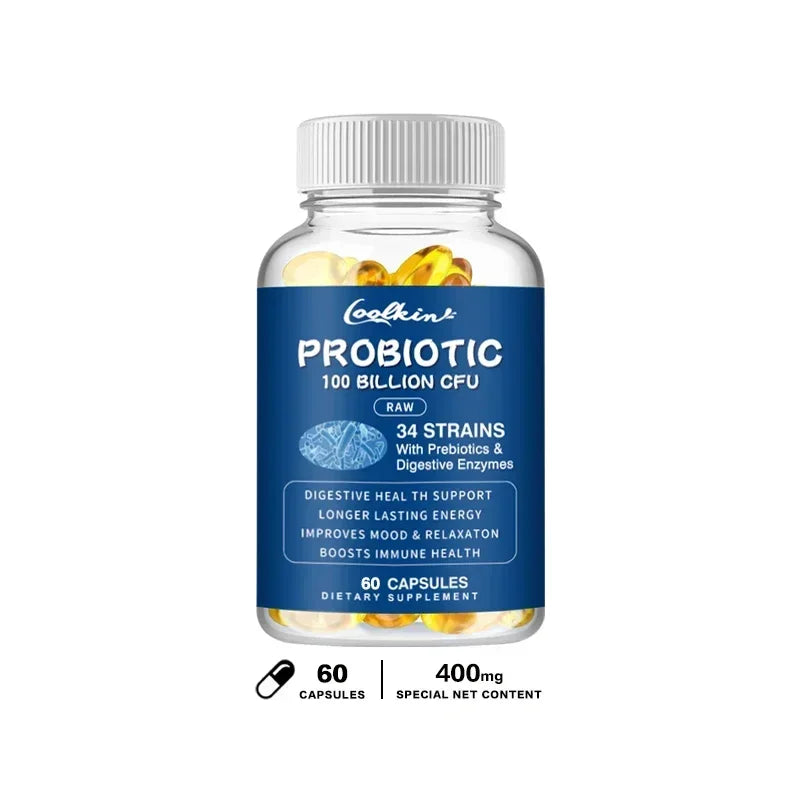 Probiotics Supplements - 100 Billion CFU - Promotes Digestive Health