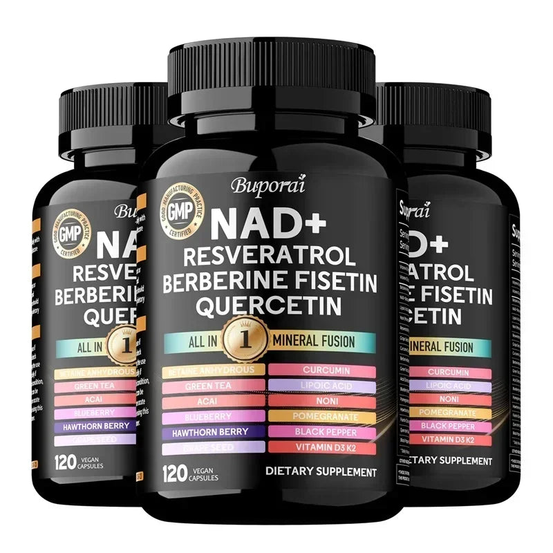 NAD Resveratrol Berberine - Improve Aging