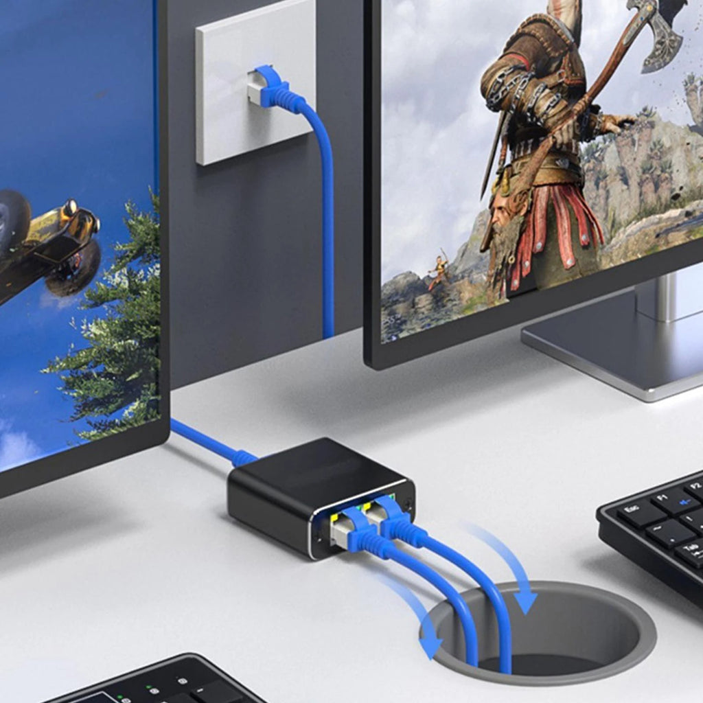 1000 Mb/s ethernetový rozbočovač sieťový adaptér