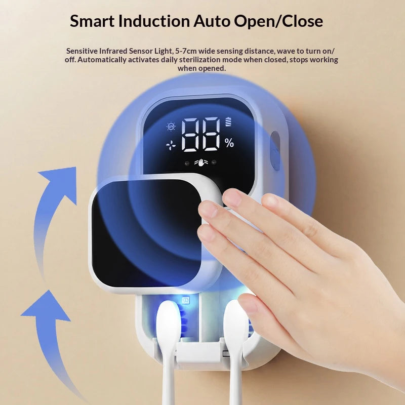 Mini Dual Toothbrush UV Steriliser