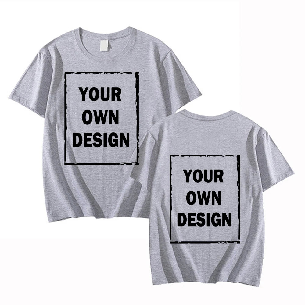 Custom Customized Print Short Sleeve T-Shirt