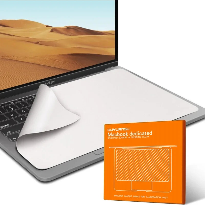 Ochranný kryt na klávesnicu z mikrovlákna na čistenie displeja notebooku