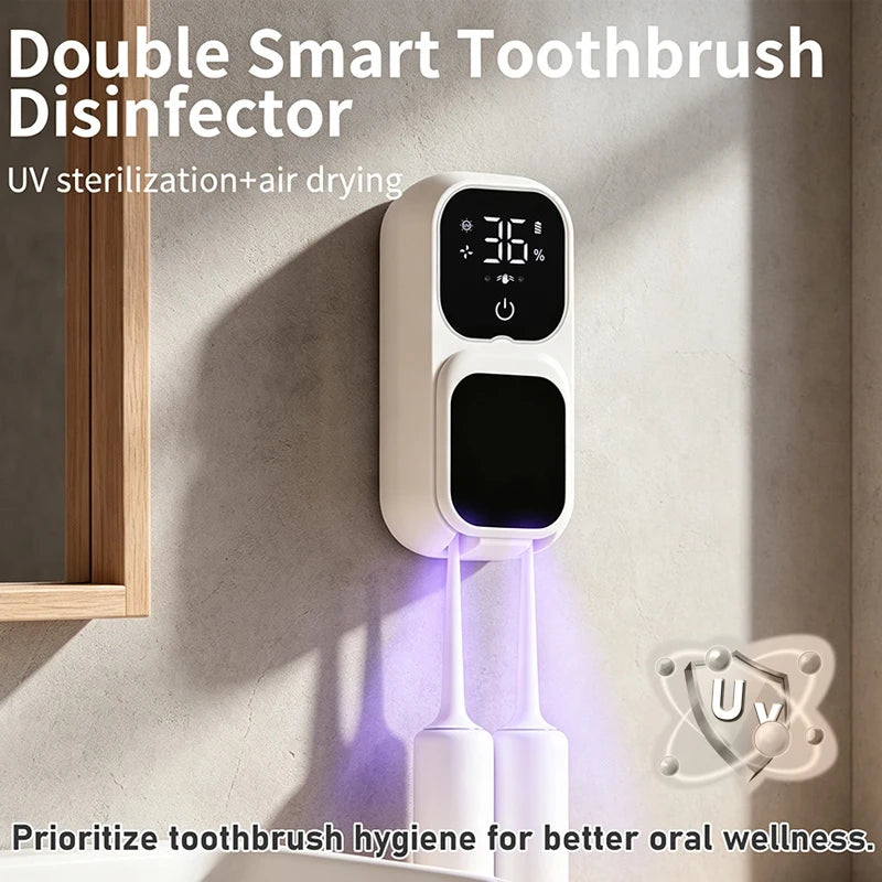Mini Dual Toothbrush UV Steriliser