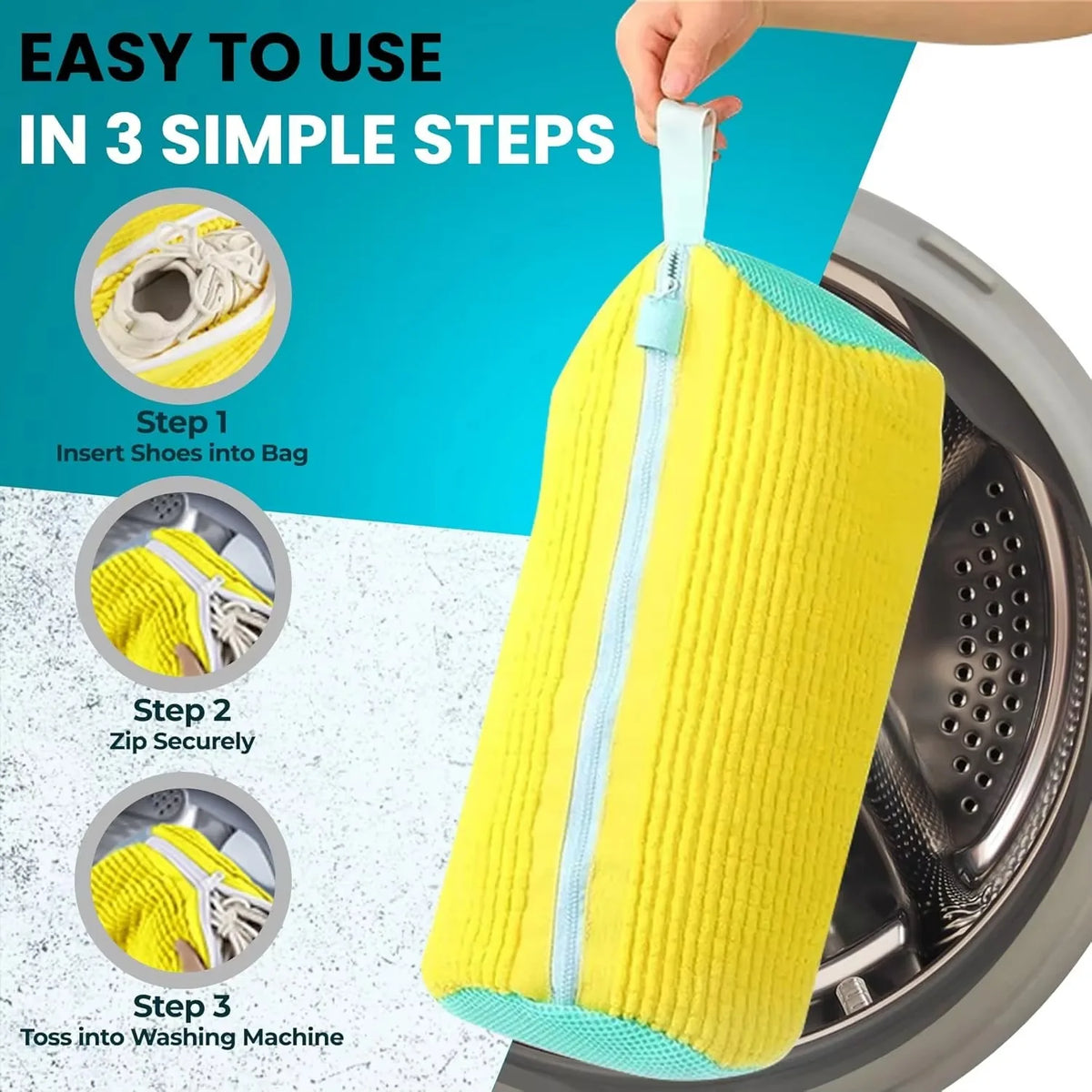 Durable Shoe Washing Machine Bag