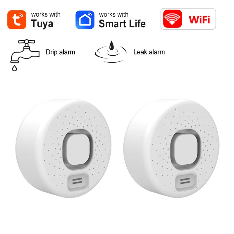 Inteligentný WiFi detektor úniku vody Tuya