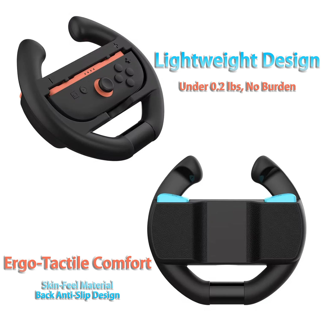 For Switch2 4-In-1 Steering Racing Wheel Controller