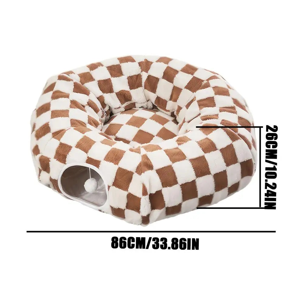 Cat Tunnel Bed Interactive Toys