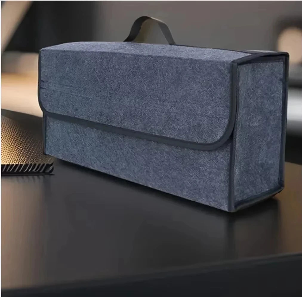 Organizér do kufra auta – mäkký plstený úložný box