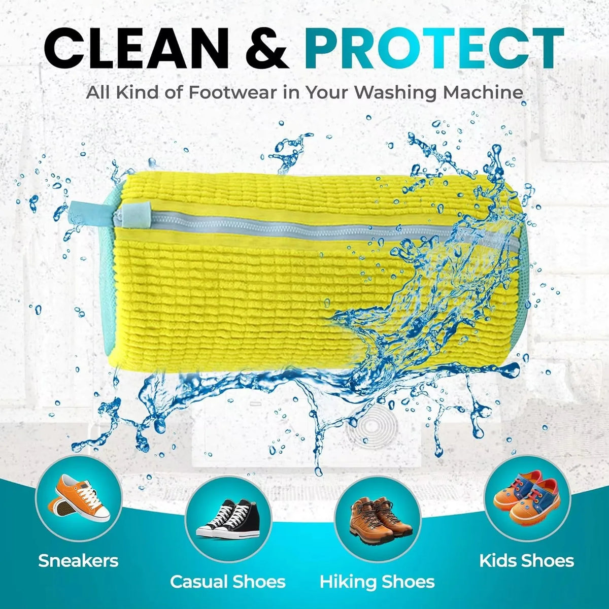 Durable Shoe Washing Machine Bag