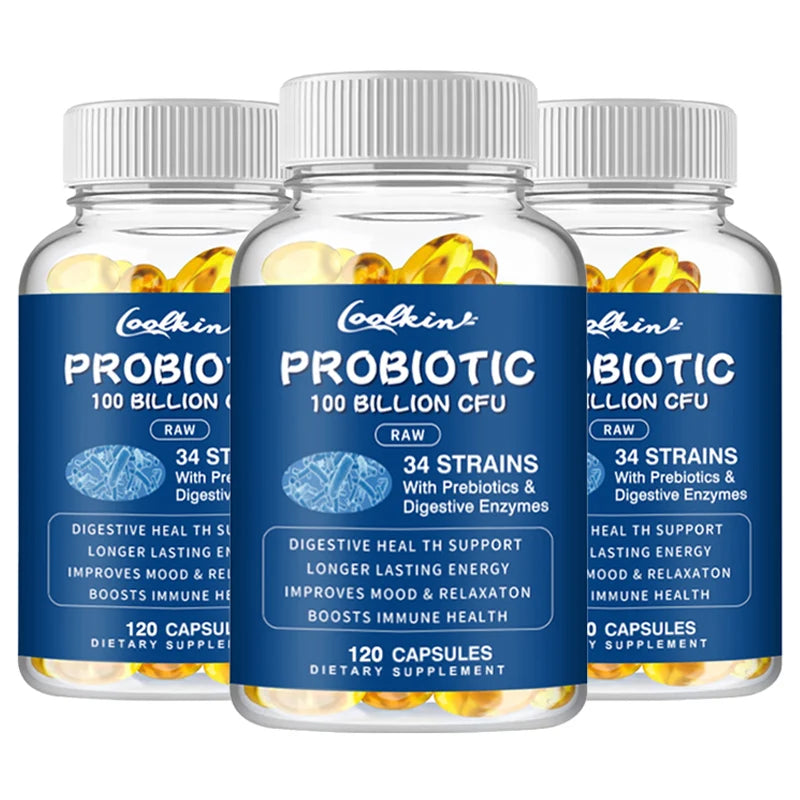 Probiotics Supplements - 100 Billion CFU - Promotes Digestive Health