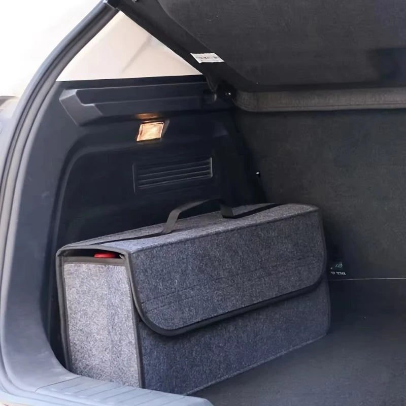 Organizér do kufra auta – mäkký plstený úložný box