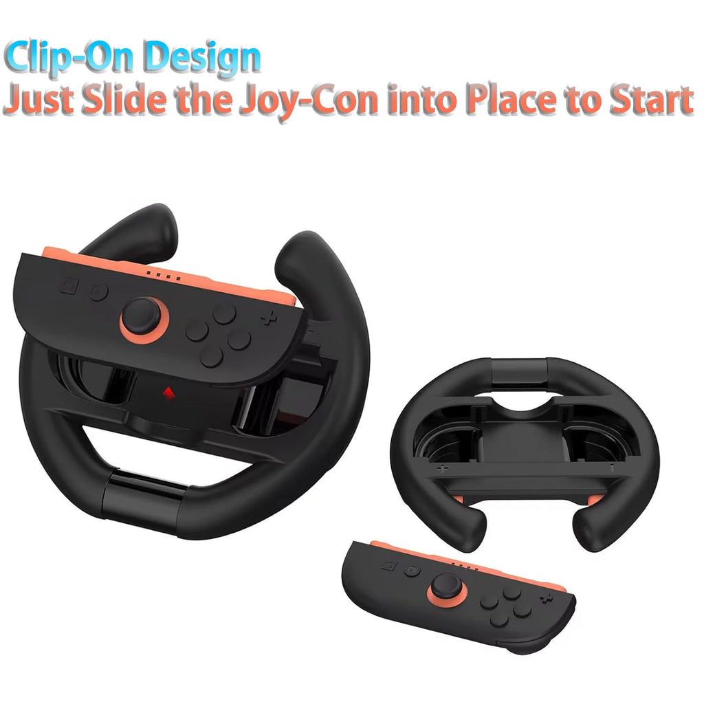 For Switch2 4-In-1 Steering Racing Wheel Controller