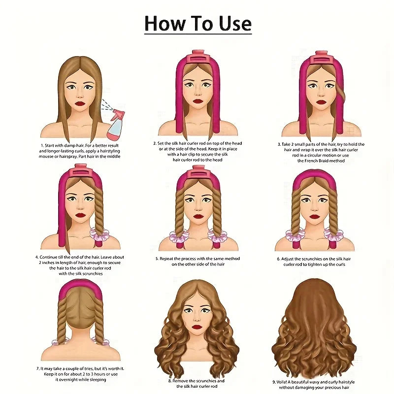 Heatless Curling Set