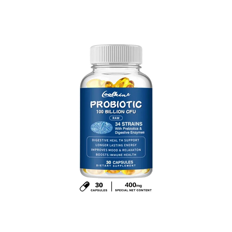 Probiotics Supplements - 100 Billion CFU - Promotes Digestive Health