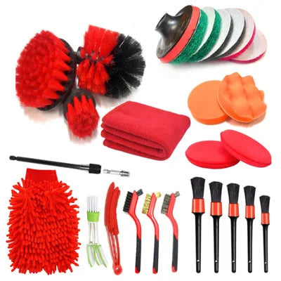 UNTIOR Electric Drill Brush Attachment Set Power Scrubber Brush