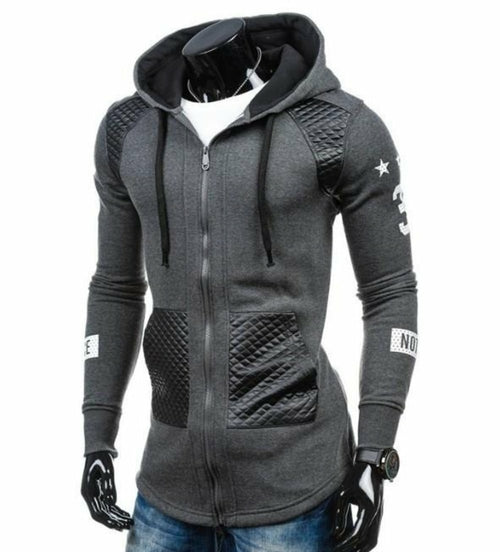 Pánska mikina v štýle biker