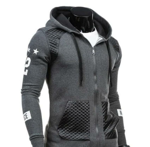 Pánska mikina v štýle biker