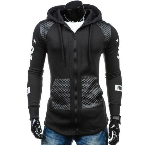 Pánska mikina v štýle biker