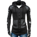 Pánska mikina v štýle biker